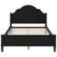 Grand lit plateforme en bois avec tête et pied de lit-129181261-128986423
