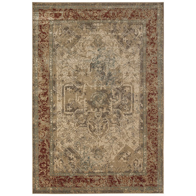 Malizia Damask Area Rug