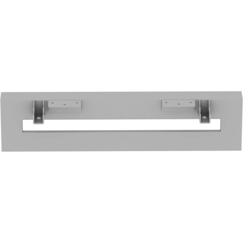 5.5'' H x 23.25" W x 0.5" D Desk Leg
