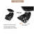Height and Angle Adjustable Multi-Function Tempered Glass Metal Frame Floor With Lockable Wheels Mobile TV Stand, LCD/Plasma TV bracket  2 Tier Tempered Glass Shelves For Multiple Media Devices