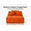Chaise longue à compression en velours côtelé 66 pouces