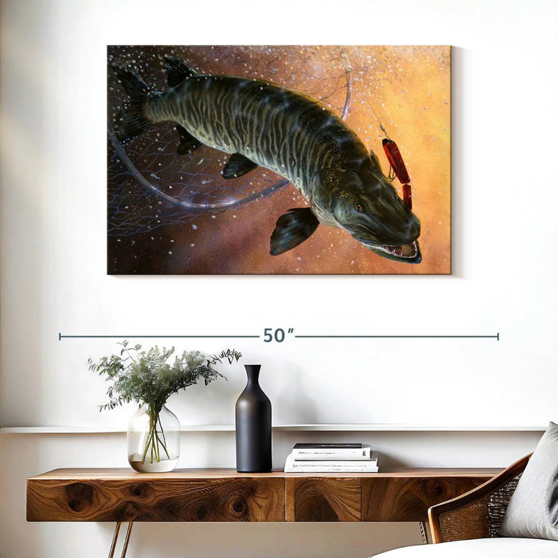 Brampt Net Muskie, 26" H x 39" W