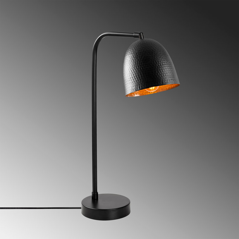 Poteau 52cm Desk Lamp, Black, Black