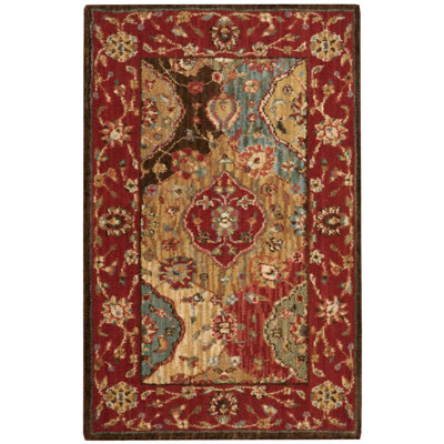 Neddra Wool Oriental Indoor Rug