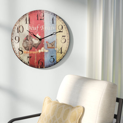 Adam Wood Wall Clock