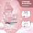 Ivy Bronx Gaming Chair With Cat Ears And Cat Paw Cushion Pillow,cute Computer Chair For Girl With Footrest-1713325161