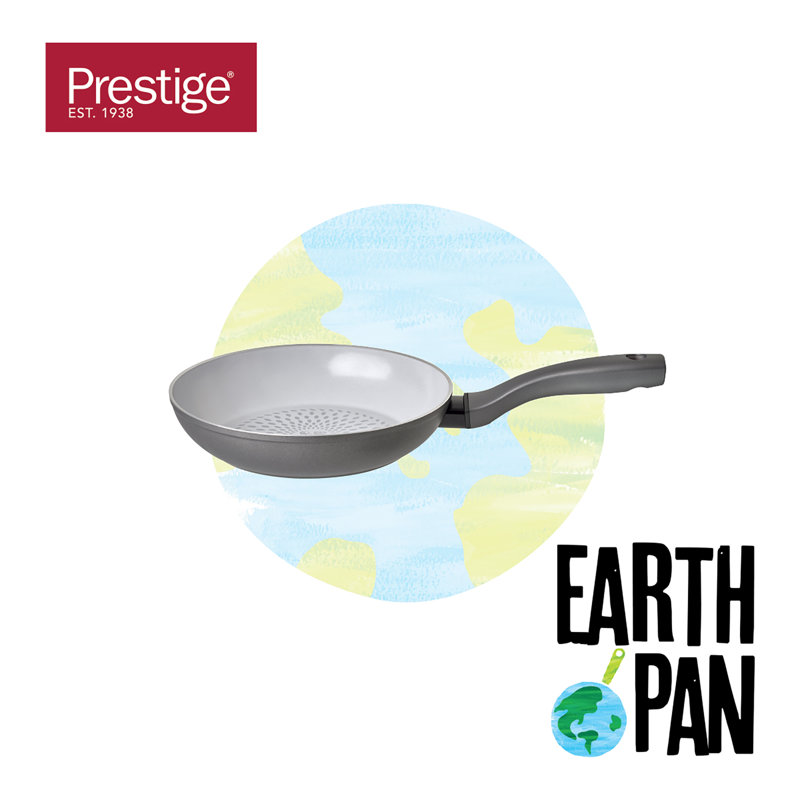 Earthpan Recycled induction Dishwasher Safe Frying Pan, 28 cm