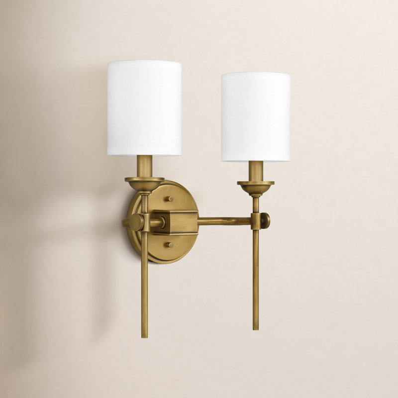 Danforth Steel Wallchiere, Weathered Brass
