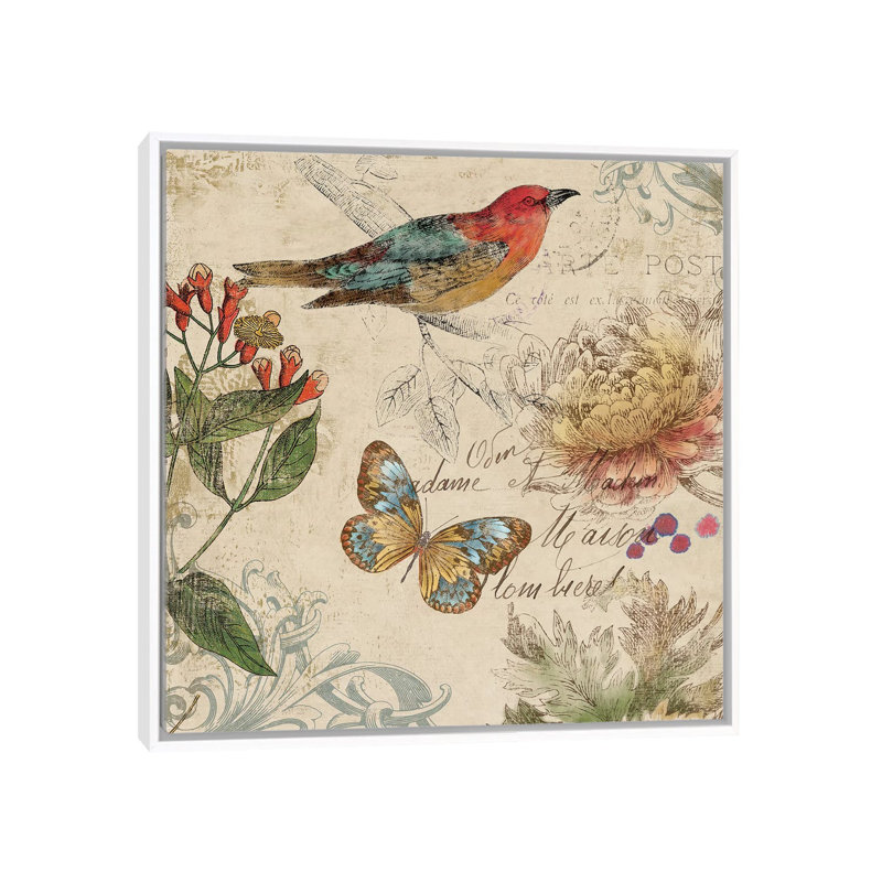 «Nature», reproduction sur toile, H 12 po x l 12 po x P 1,5 po, Pas de tapis, Toile avec cadre blanc