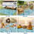 Outdoor Plastic Straw Rug - Modern Striped, Easy Clean & Collapsible Patio Mat, Portable Low Pile Carpet, Perfect for Garden, Patio, Camping-312762145-312762078
