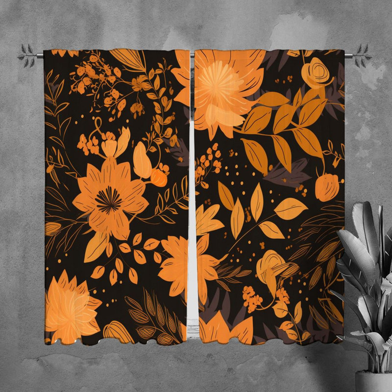Paire de rideaux obscurcissant en polyester Nalaysia, L 20 po x L 82 po