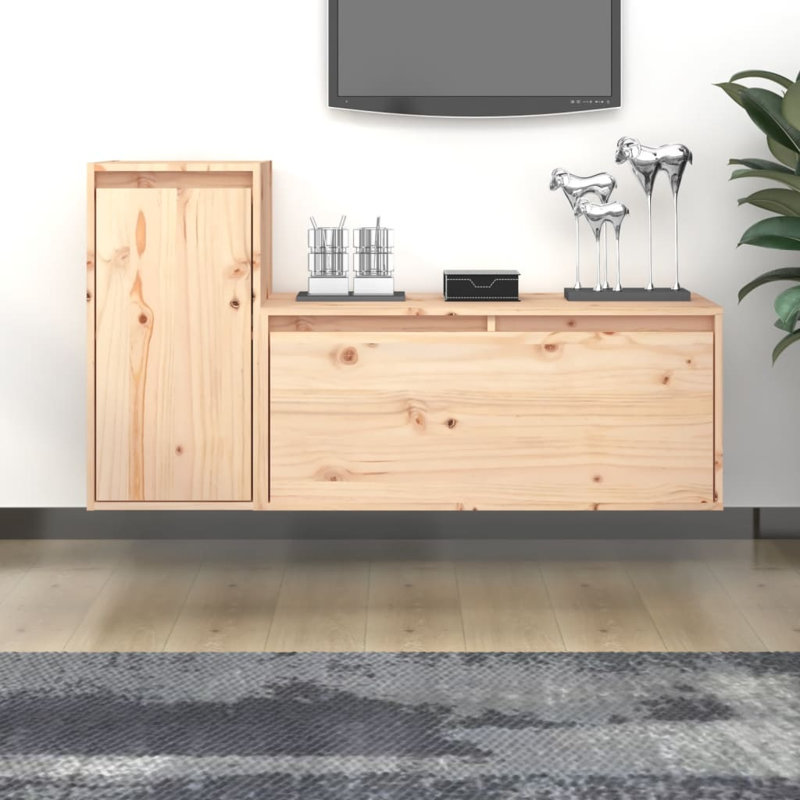 Glicerio Unfinished Entertainment Centre, Brown