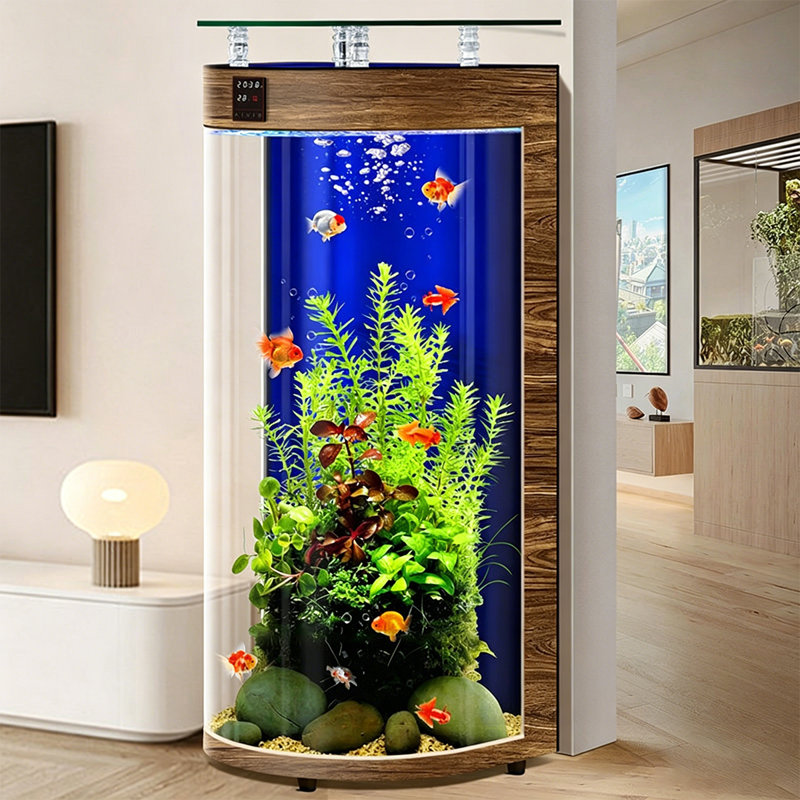 Aquarium en verre 37-47 gallons, Nut-Brown, 19.69