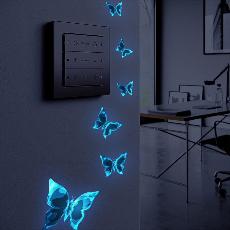 Adhésif décoratif fleur noire