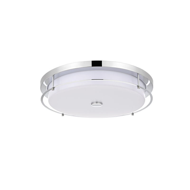Ashok 20 inch LED Flush Mount, Chrome