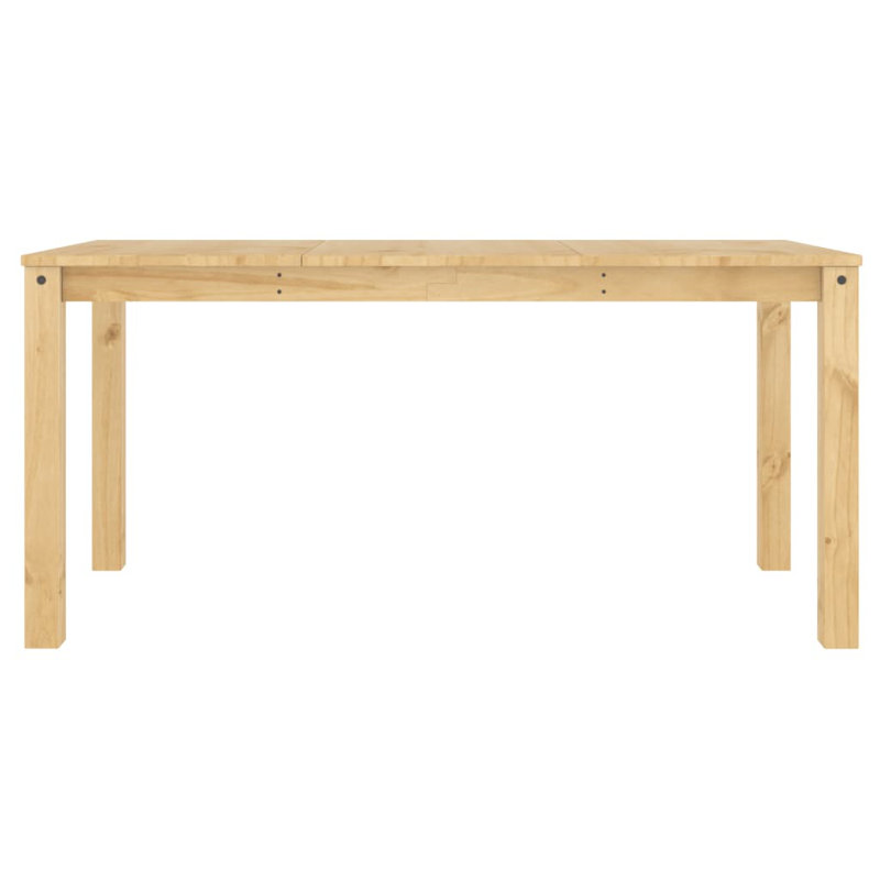 Anarbek Solid Wood Dining Table, 80cm W x 160cm L, Brown