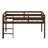 Compact Low Loft Bed with Sturdy  Ladder-129032449
