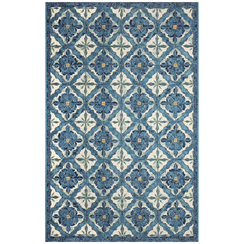 Tapis intérieur / extérieur Joub Madrid, Rectangle 6 pi 6 po x 9 pi 4 po