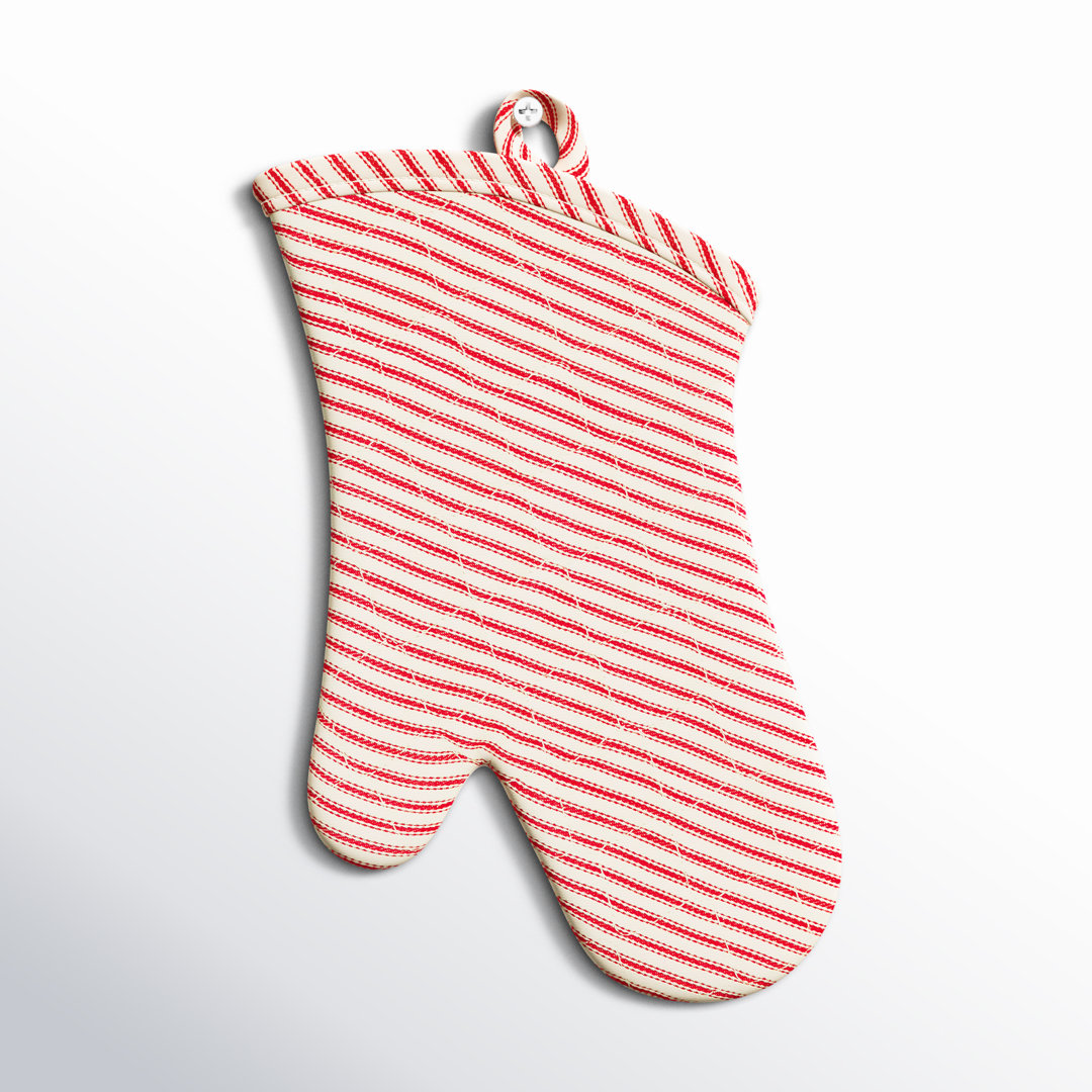 Birch Lane™ Striped Cotton Oven Mitt Birch Lane™ 