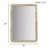 Natural Rattan Rectangle Wall Mirror