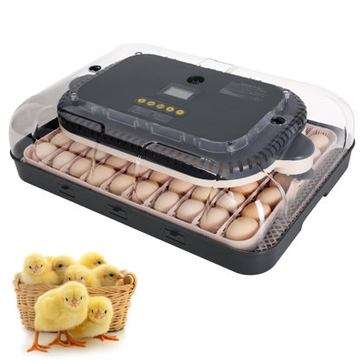 70 Egg Incubator With Incubators Automatic Egg Turning And Humidity Temperature Control, 70 Eggs Capacity For Hatching Eggs, Chicken Eggs, Duck Eggs, Temperature Adjustment And Alarms