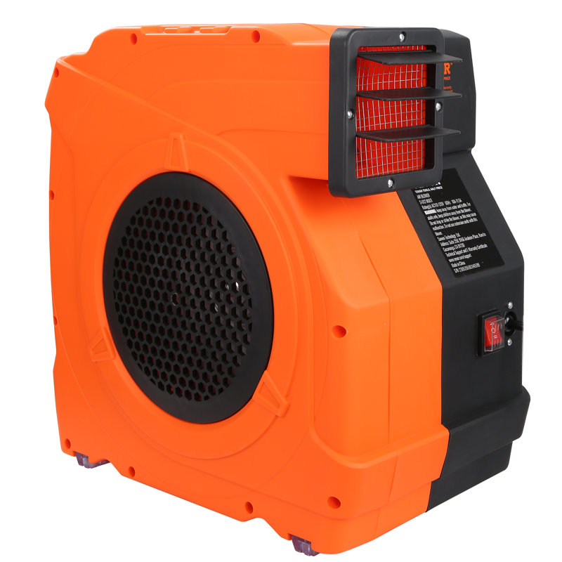 VEVOR 17" Orange Plastic Oscillating Blower Fan