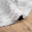 Shaggy Rug High Pile NAVARRA Light Grey Polyester-1160130731