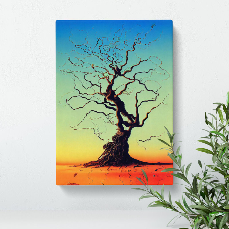 Surreal Tree - Wrapped Canvas Print, 50cm H x 35cm W x 3cm D