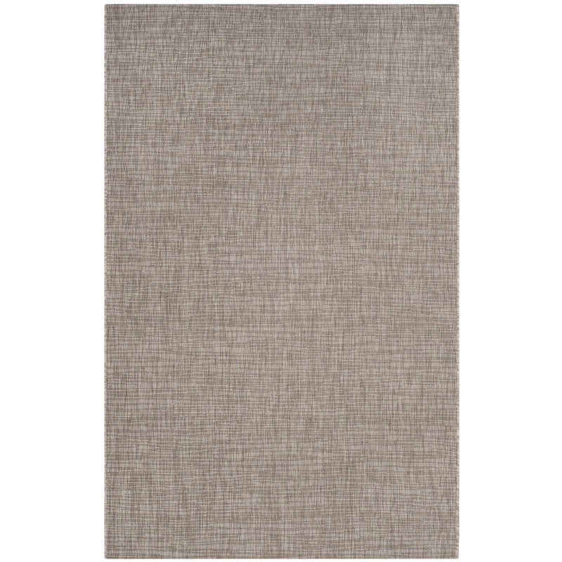 Arneshia Beige/Brown Indoor/Outdoor Area Rug, Rectangle 2'7" x 5'