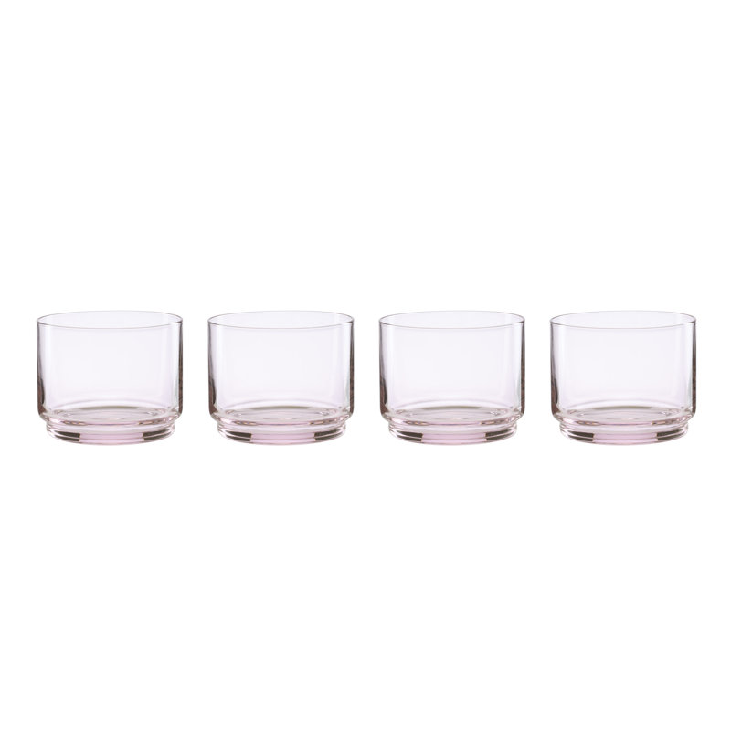 Lenox Tuscany Stackable Coolers, Set of 4, Blue, 9 Oz, Blush
