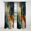 Bannerdown - Peinture abstraite, rideau occultant - 1 panneaux-561082893