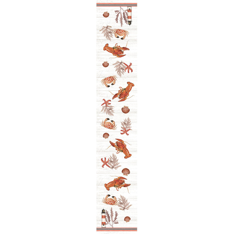 Chemin de table fruits de mer, L 90 po x l 13 po