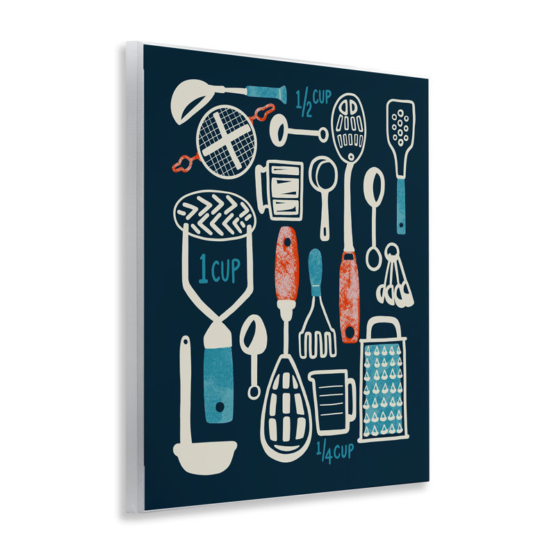 Cookin' In The Kitchen Wall Plaque Art, design by Connie Summers