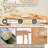 Melamie Solid Wood Dining Table