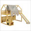 Structure de lit en mezzanine avec tente-1616323446