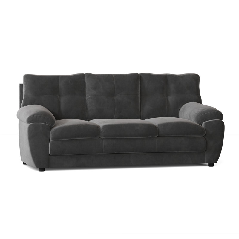 Kenn Upholstered 84'' Sofa, Oakley Charcoal