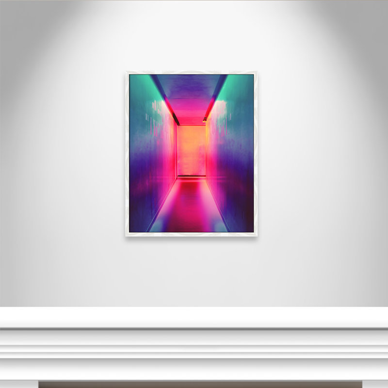 Imprimé «Neon Wonderland» par Efe Kurnaz, Cadre photo blanc sans cadre, 29.5" H x 23.5" W x 1.25" D  
