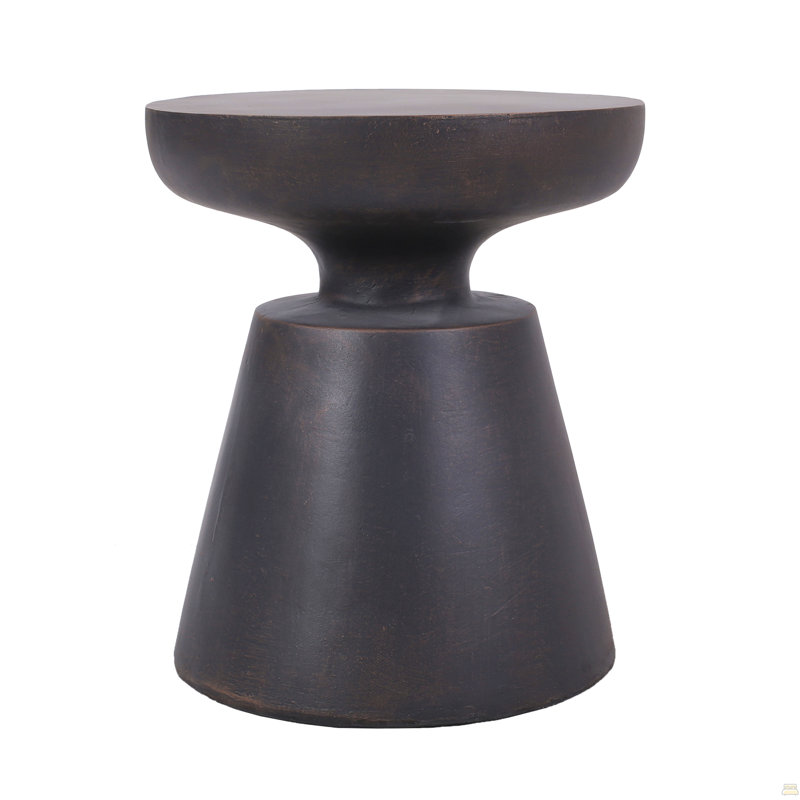 Outdoor Lightweight Concrete Side Table