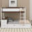 Twin Over Twin Bunk Bed With Trundle And Desk-1025984790