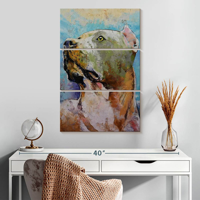Brampt Pit Bull, 32" H x 20" W