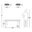 Plafonnier encastré 6 lumières 18 po Stollings-928043803-868852995-928043802