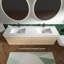 Meuble-lavabo mural avec surface solide et 2 tiroirs à fermeture en douceur-303615347-330642044-330642045
