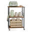 Aliou 37.5'' Metal Baker's Rack