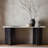 72'' Marble Top Console Table