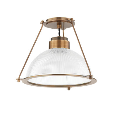 1 - Light Semi Flush Mount