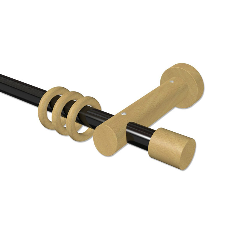 Belchertown Curtain Pole Set, 5cm H x 420cm W