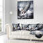 Ange au repos par Crashing Waves - Coussin imprimé abstrait-30745444-30745440