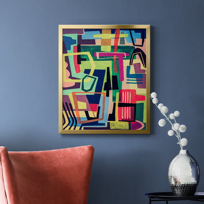 Connected Colors I Premium Framed Canvas - Ready to Hang