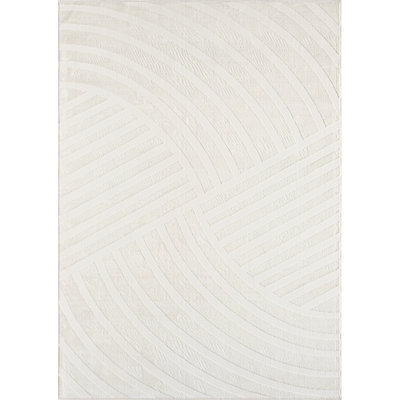 Tapis crème moderne neutre Abani Oltmann Oltmann100A