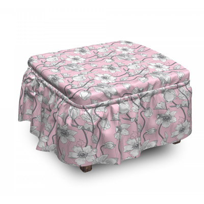Housse pour repose-pieds botanique douce yoga